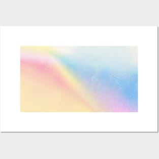 oil slick desaturation Posters and Art